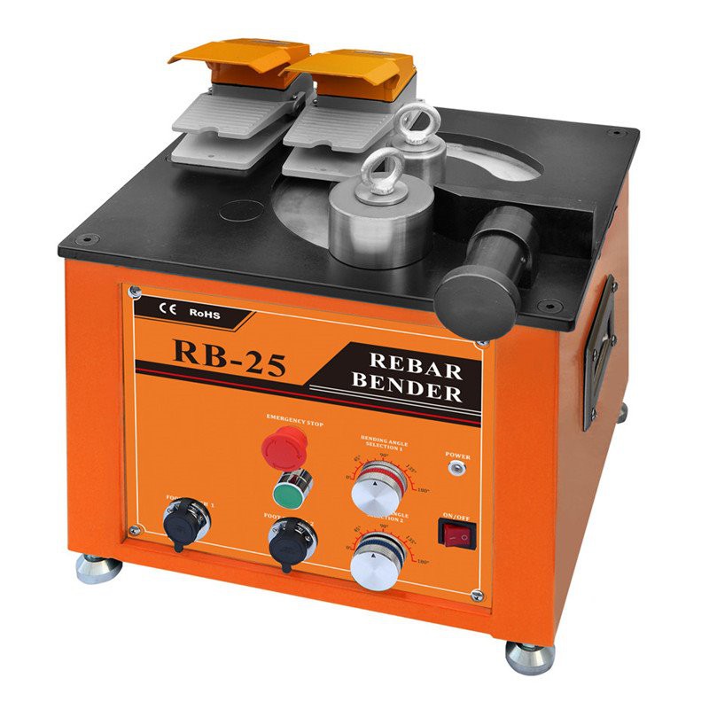 خم کن میله فولادی دو زاویه